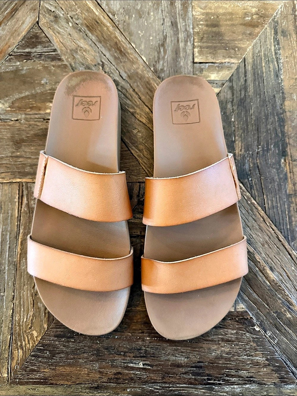 Reef Cushion Vista Slide Two-Strap Slide Sandals